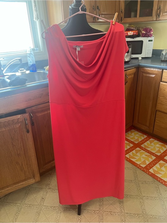 Old Navy Dresses & Skirts - Old Navy Red one shoulder Midi Dress